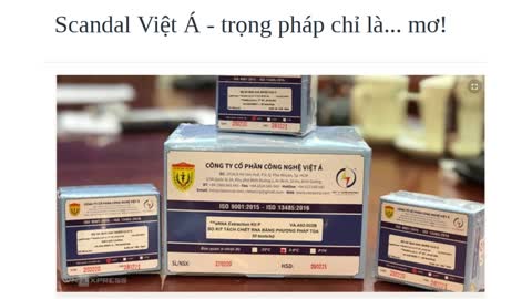 CCTS - Scandal Việt Á - Trọng Pháp Chỉ Là... Mơ