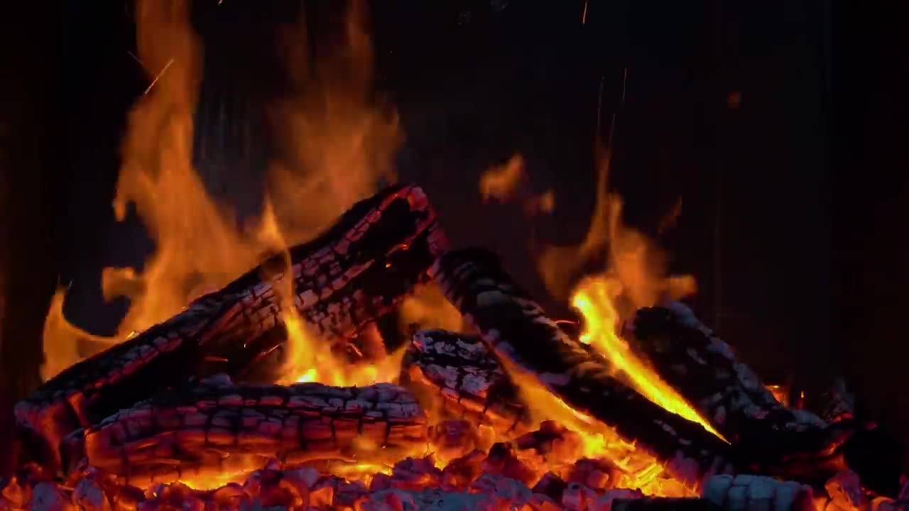 The Best Relaxing Fireplace 4K HD 🔥🔥 10 Hours of Crackling Fire Sounds with Burning Fireplace 🔥🔥