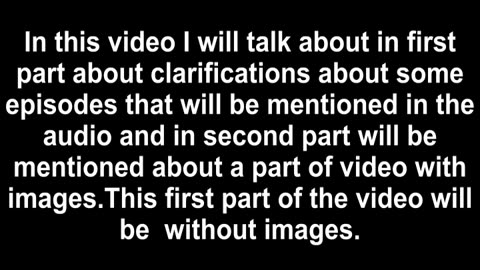 29.4.Some clarification about some episodes and Advent