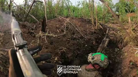 The Third Assault Brigade knock out the invaders from the trenches near Bakhmut.