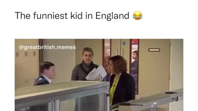 The funniest kid in England