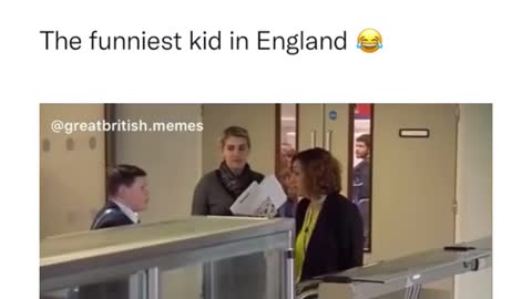 The funniest kid in England