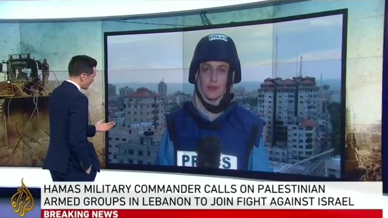 🏢 Palestine Tower Hit | Al Jazeera Captures Missile Impact | RCF