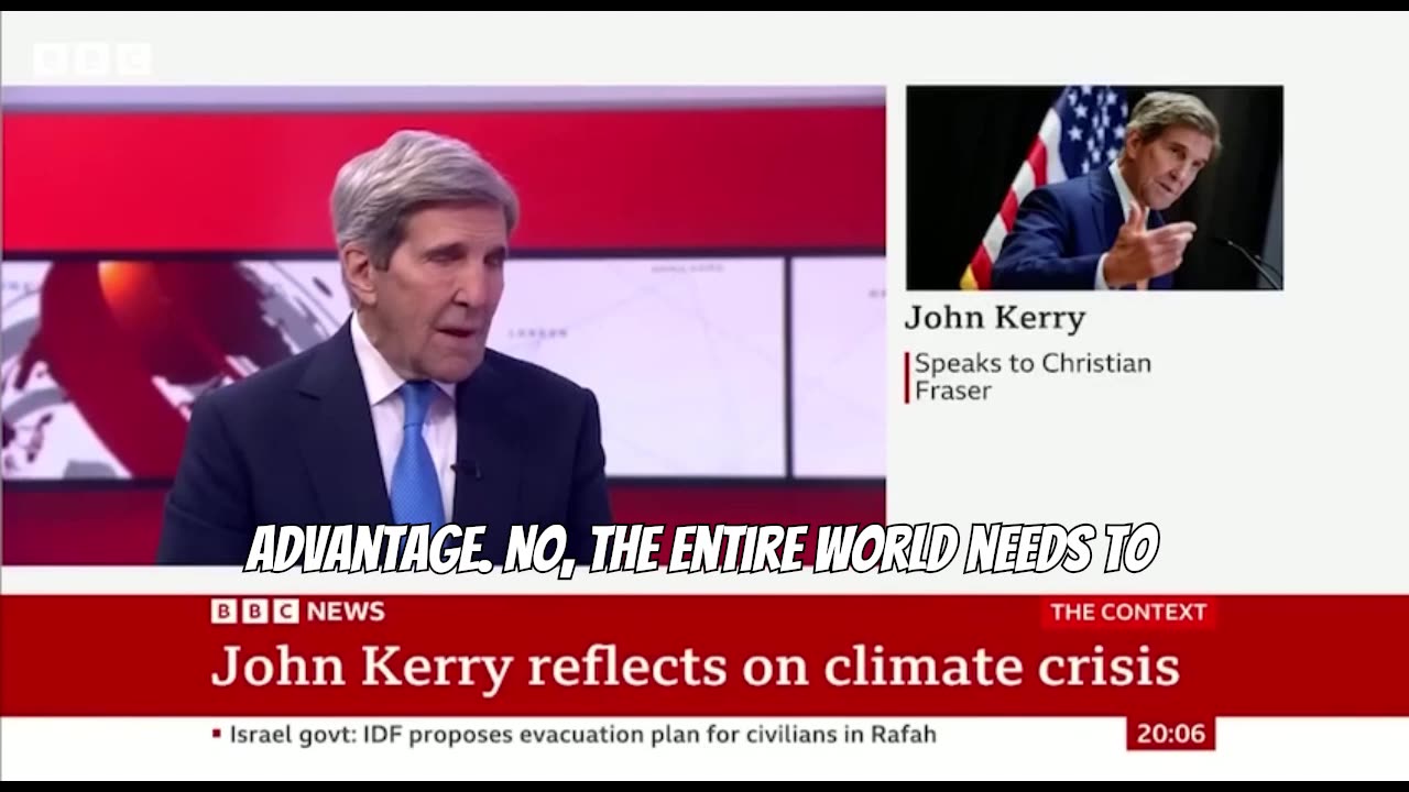 John Kerry insists it's up to Western countries to "lead" in the transition towards Net Zero