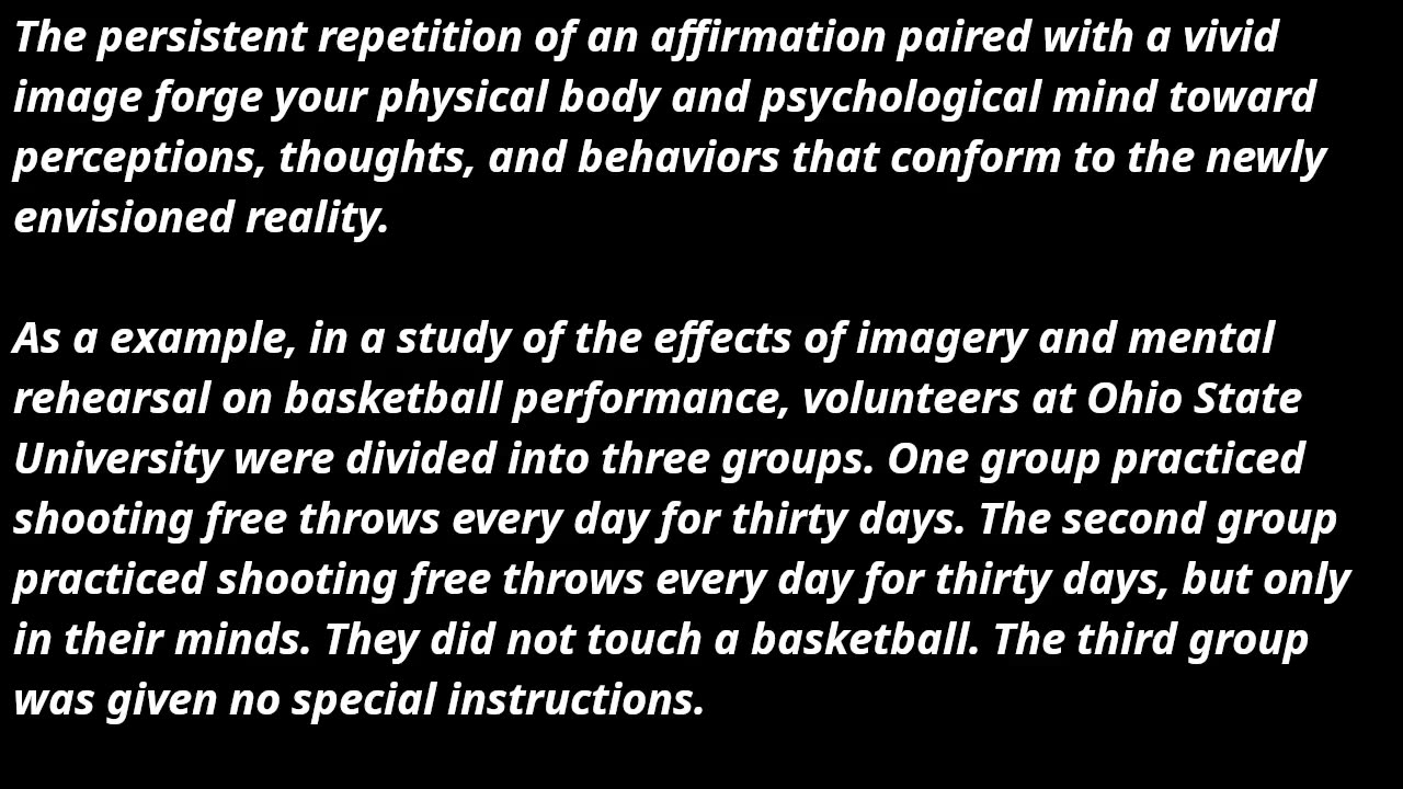 Four part startegy for fulfilling goals