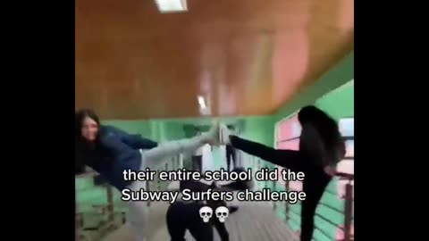 The cameraman is the real subway surfer