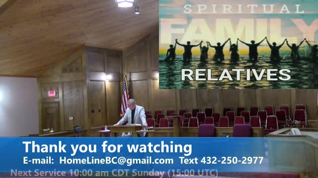 Pastor Robb Foreman//"Taking on the Responsibility of a SPIRITUAL Life."//4/27/22