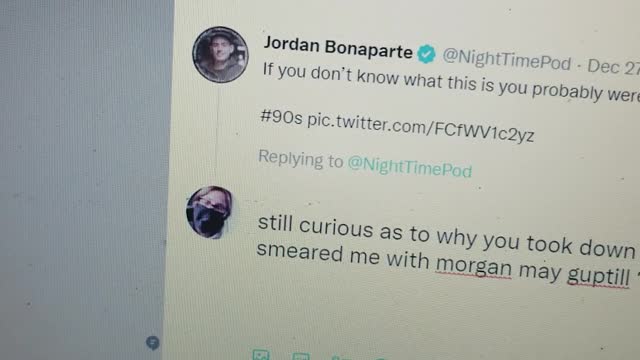 MORGAN MAY GUPTILL HAD MY INTERVIEWS WITH JORDAN BONAPARTE ABOUT MURDER TAKEN DOWN WHY ?