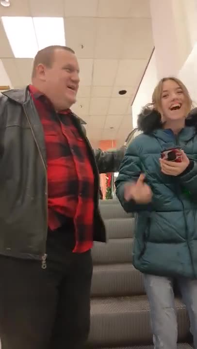 Escalator of Life Video Scene Reenactment Take 1 Practicing Unrehearsed