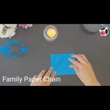 Family Fun with Chain Paper Craft | Paper Chain Family Craft @adyscraftclub