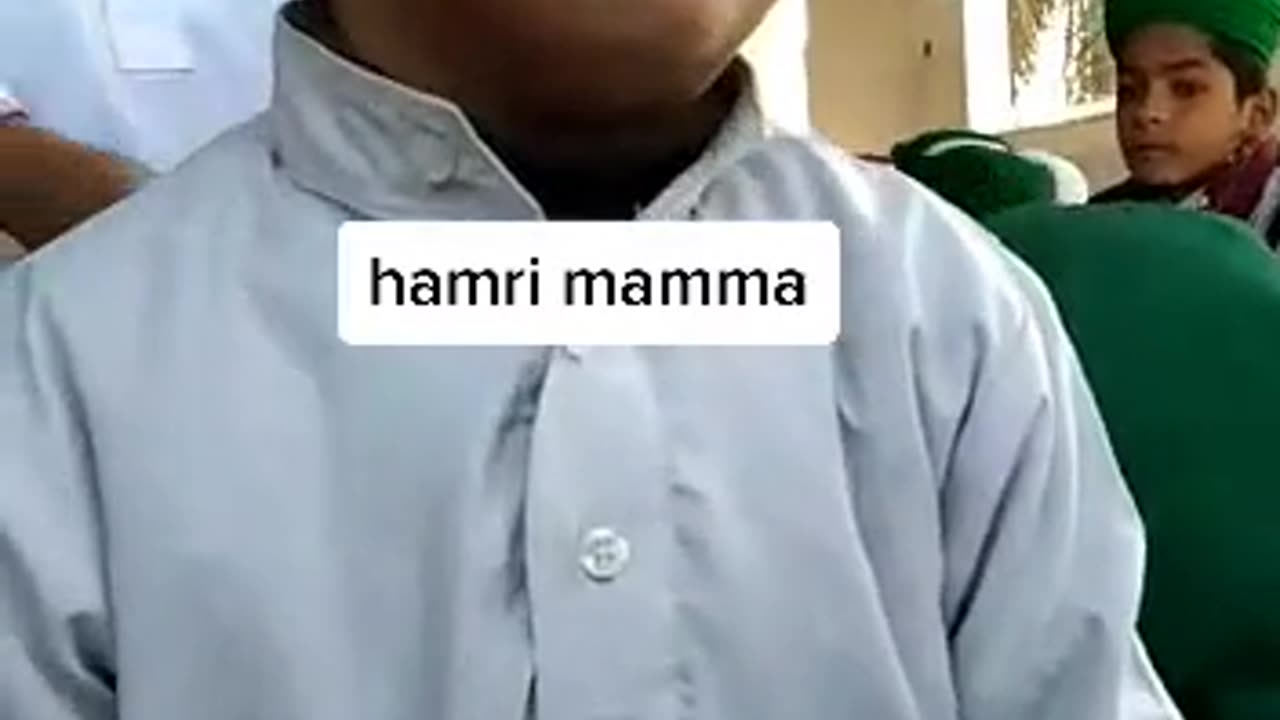 Cute Boy funny video argument with teacher