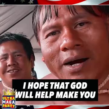 Chief Serere to Donald Trump: "Indigenous and non-indigenous people of Brazil love you!"