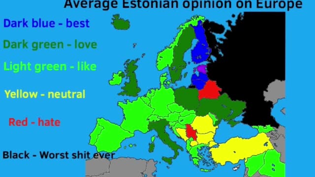 Average Estonian opinion on Europe