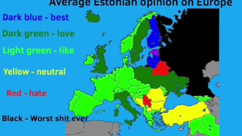 Average Estonian opinion on Europe