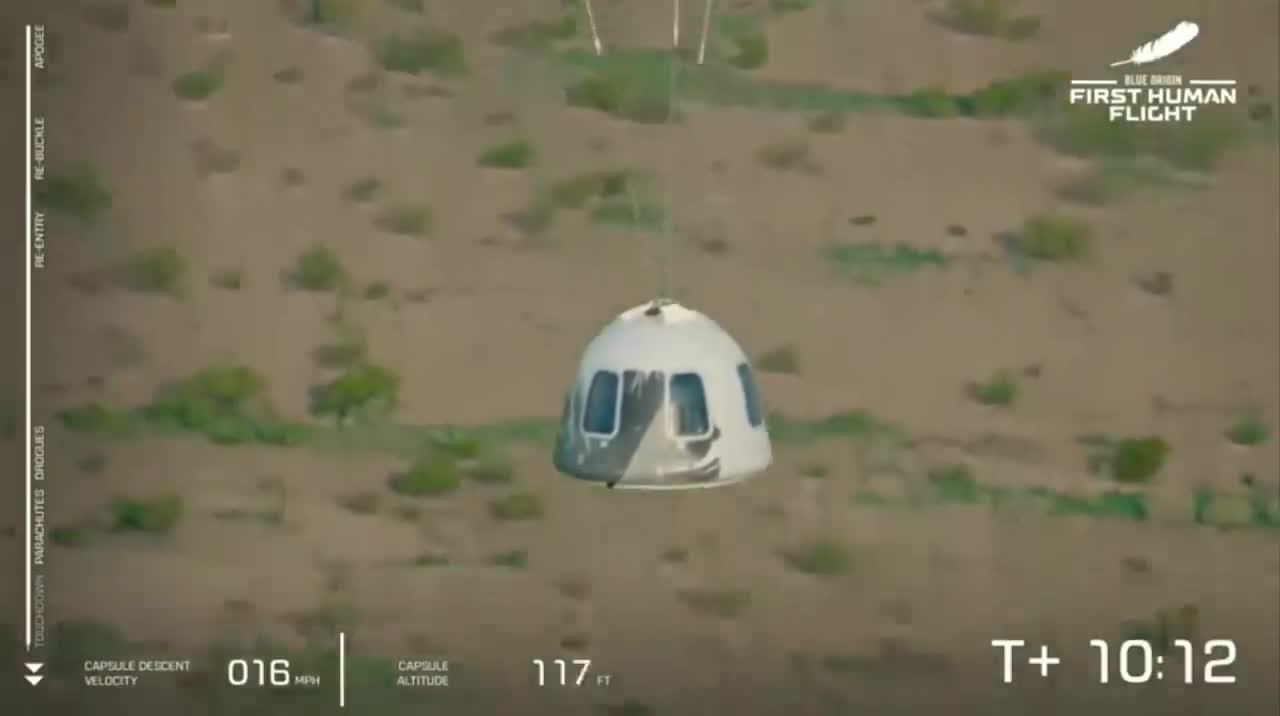 Blue Origin New Shepard rocket launched Jeff Bezos, 3 others into space in its first crewed flight