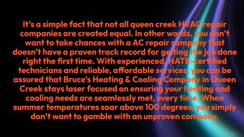 Bruce's AC & Heating Repair in Queen Creek, AZ | 85140