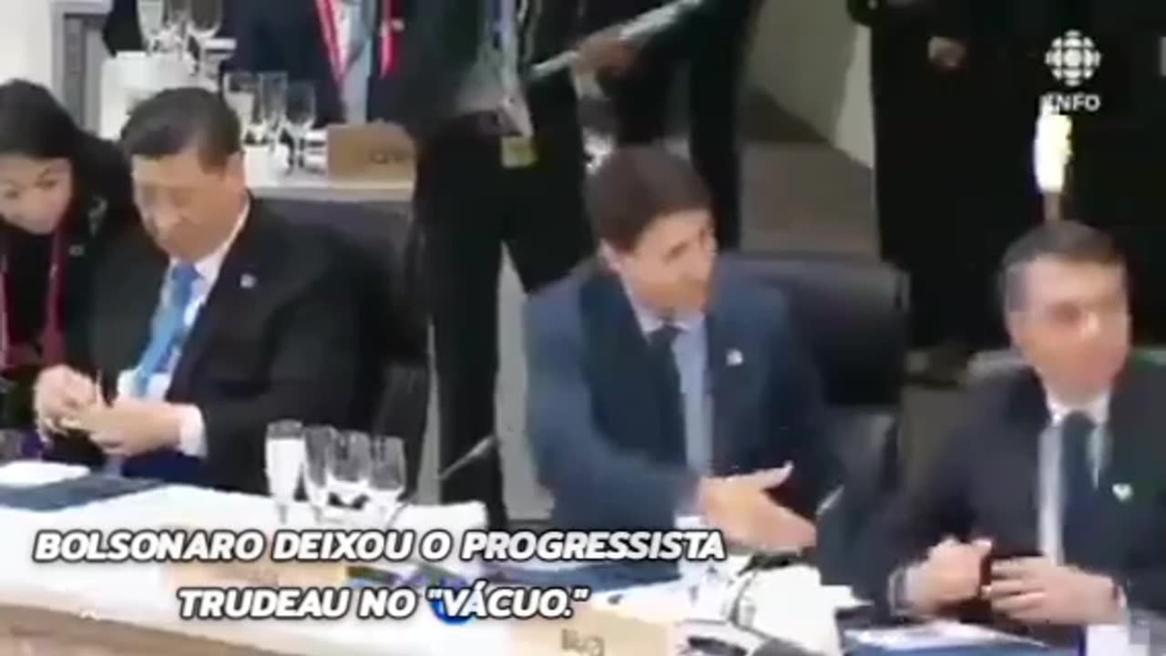 Bolsonaro deixou o progressista Trudeau no "vácuo."