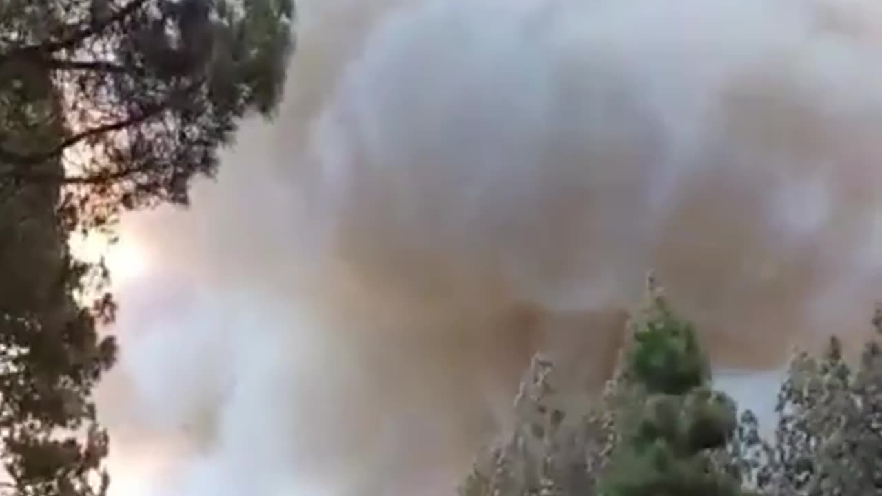 Wildfire in Tenerife national park