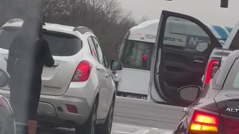 Confrontation at Atlanta Intersection