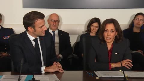 Échange avec la vice-présidente Kamala Harris et les acteurs du spatial au siège de la NASA.