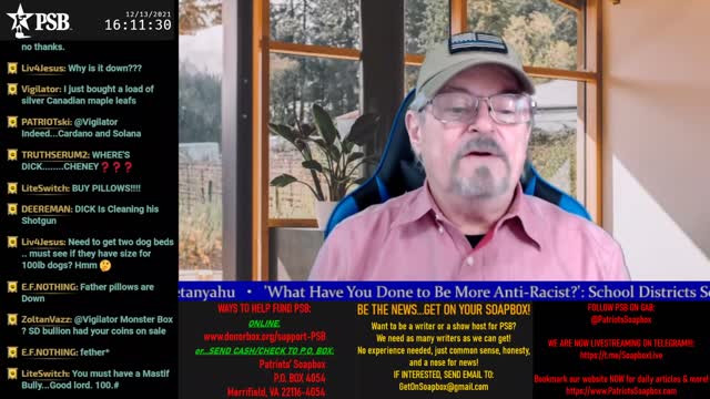 2021-12-13 15:00 EST - The Common Sense Show: with Derek & PATRIOTski