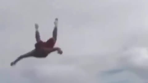 Skydiving without a parachute