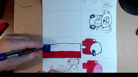 How to draw the flag of Russia in stages, easily draw the flag of Russia RF with markers Clip