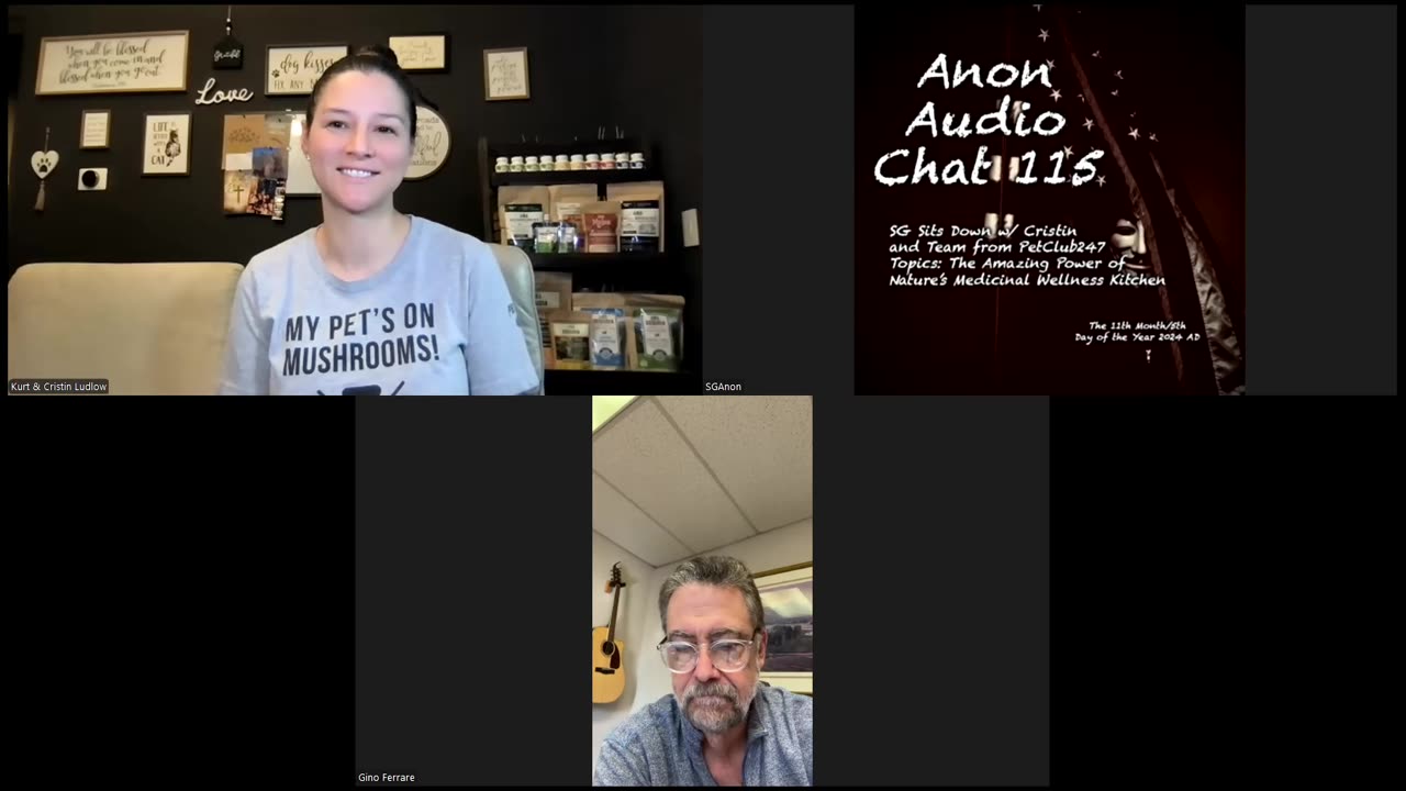 (11/5/2024) | SG Sits Down w/ Gino & Cristin from PetClub247: An Overview of Coriolous Versicolor and God's Immune Boosting Foods