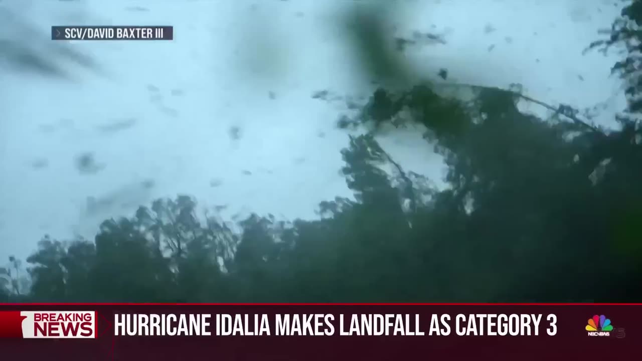Idalia hits Florida’s Big Bend as Category 3 hurricane