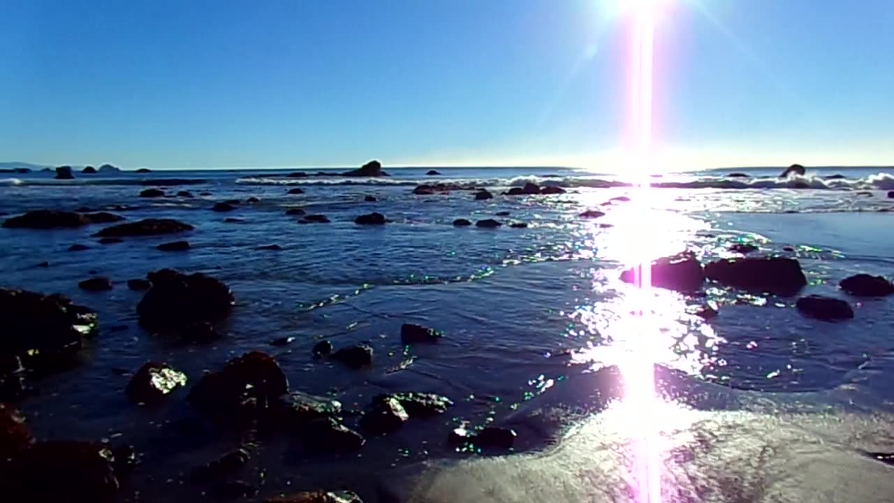 Low tide at the beach 11/24/23: