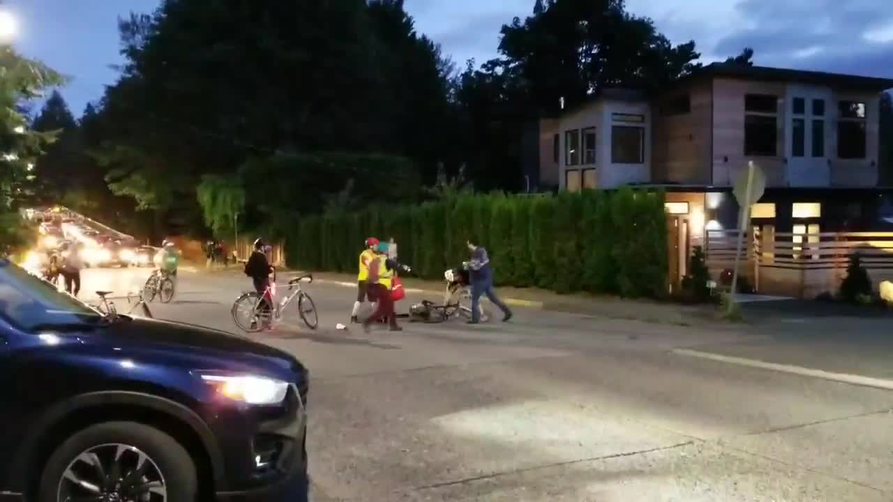 ANTIFA vs. Seattle Motorist