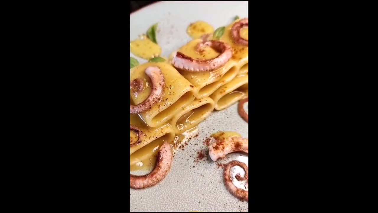 Octopus and pasta