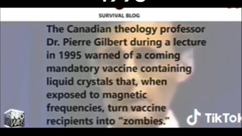 The warning of Pierre Gilbert on vaxxines 1995