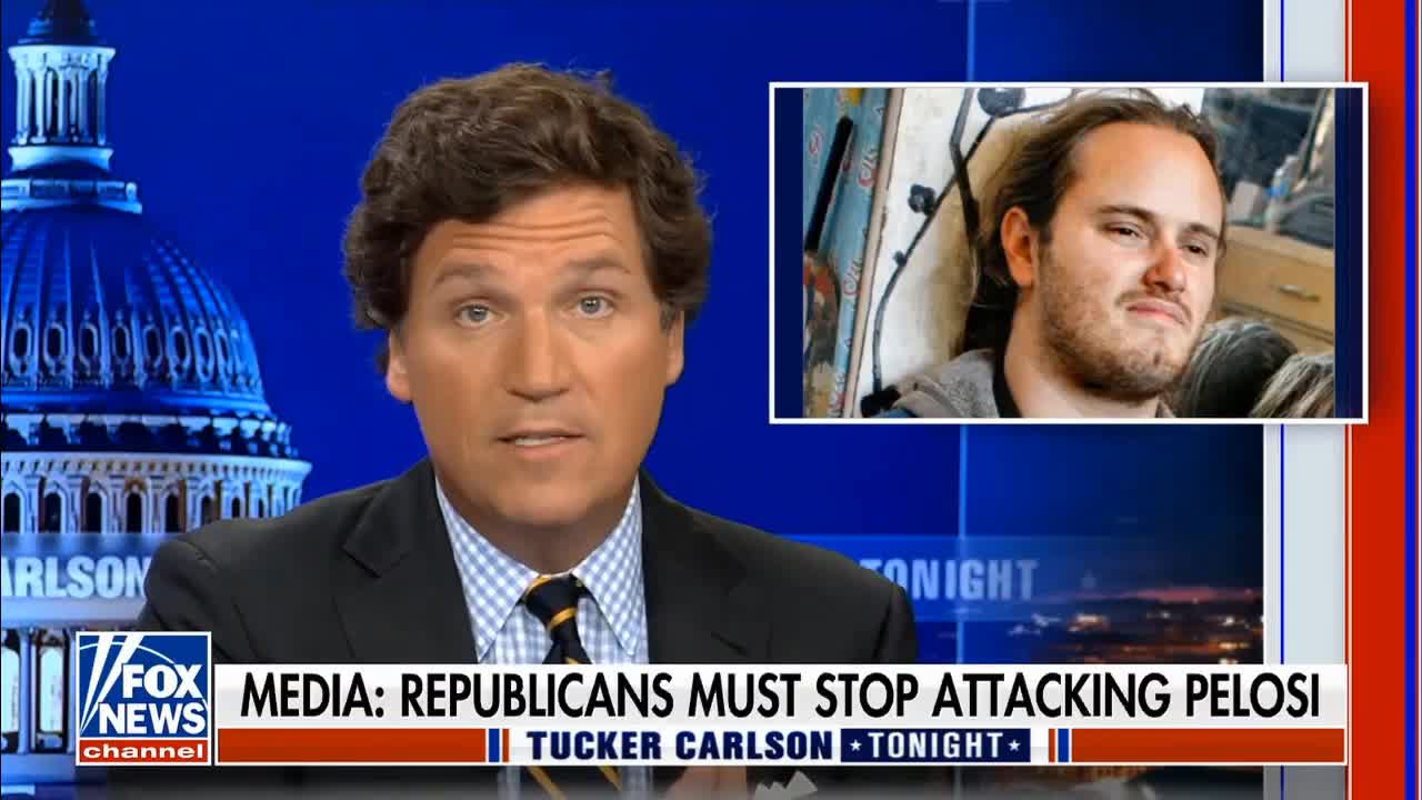 Tucker Carlson reports on questions surrounding Paul Pelosi attack