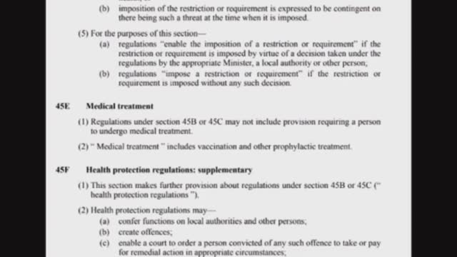 Watch.. the UK government has broken the law implementing vaccine mandates.