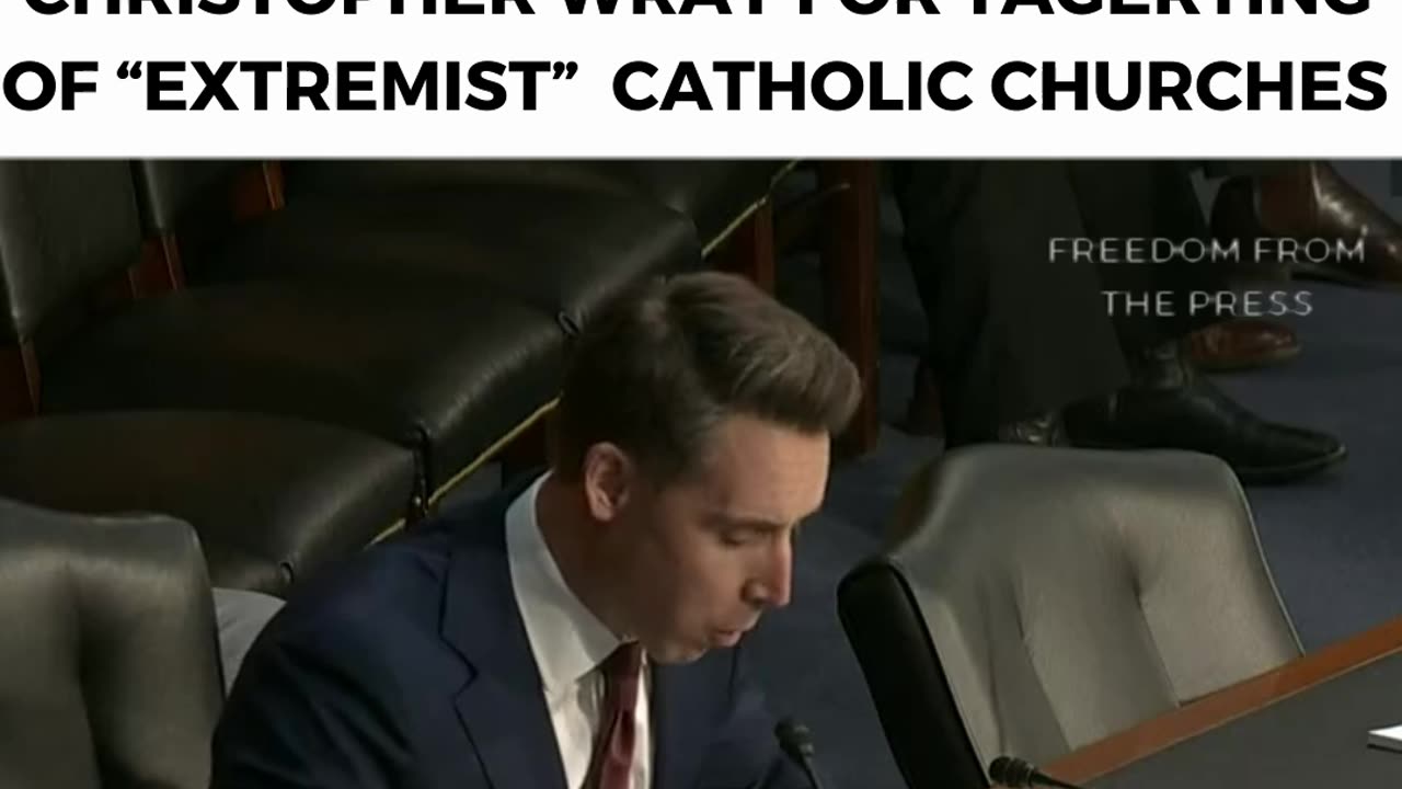 "THEY'RE LISTED IN THE MEMO!" - Josh Hawley Silences Christopher Wray By Quoting Back At Him