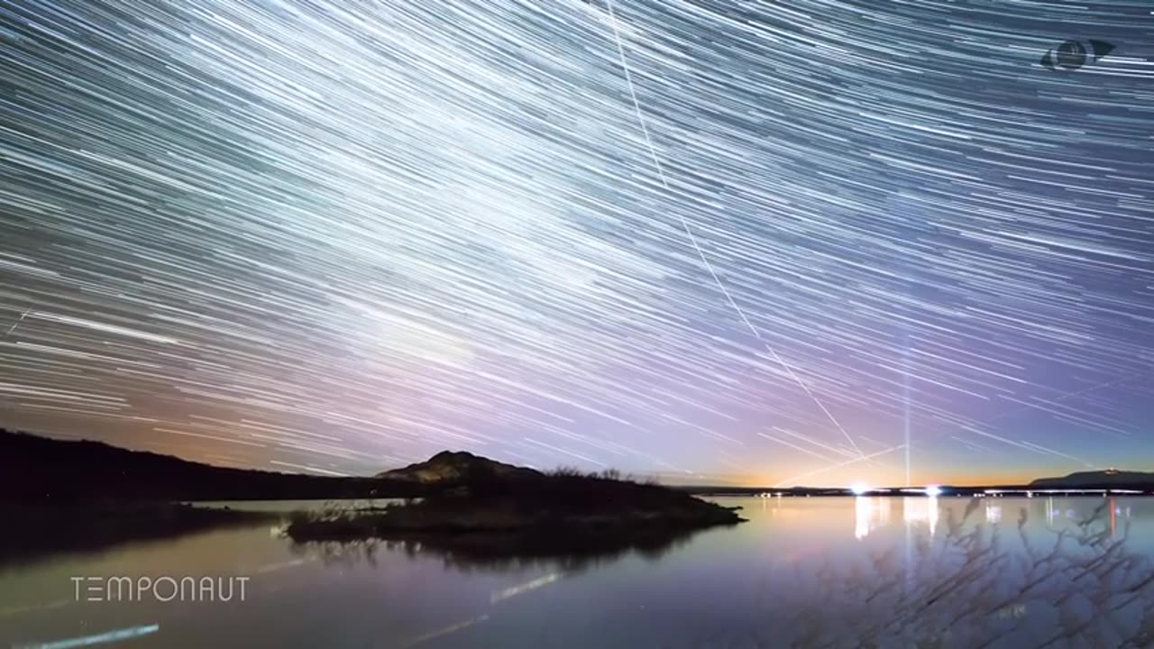 Night Sky Time Lapse Photography Milky Way on Iceland