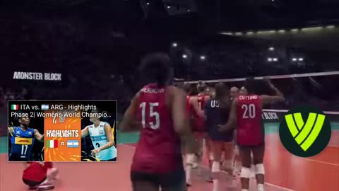 USA vs TUR Highlights phase 2.Women's world Championship 2022.