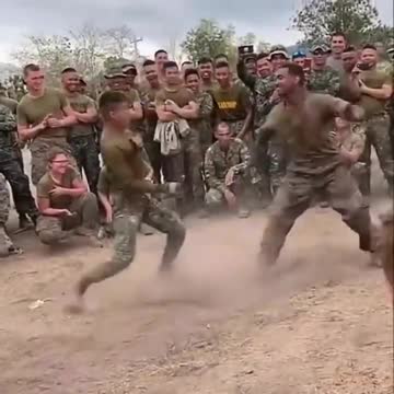 Combat Drill Between USMC And Philippine Marines