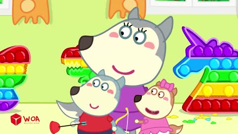 Don't Feel Jealous, Lycan! Lycan and Ruby Lost Their Colors 🌟 Funny Stories for Kids @LYCANArabic