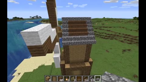 How to easily build a Windmill in Minecraft (tutorial)