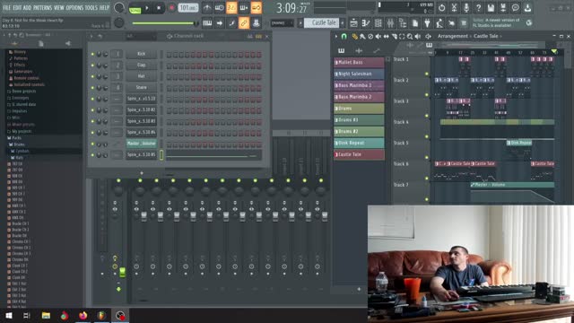 Day #9 - Making music live everyday for a year - Music and Conversation Podcast, come chat!