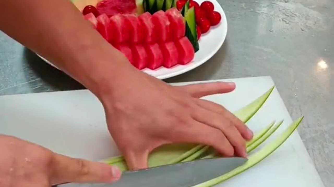 fruit cutting video