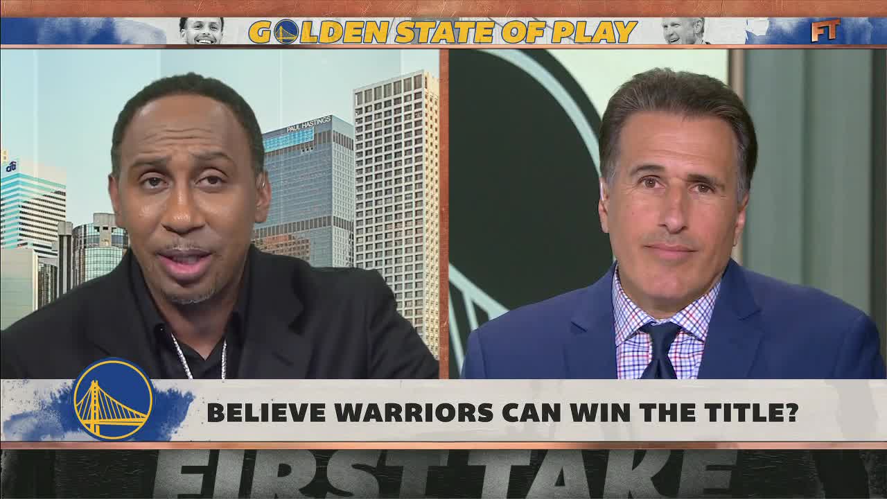 Stephen A. on the Warriors’ chances to win a title: I’m not betting against them! 🗣 | First Take