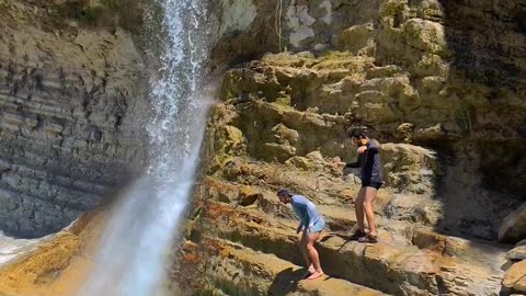 Iran,, ilam, dalav chaviz. waterfall