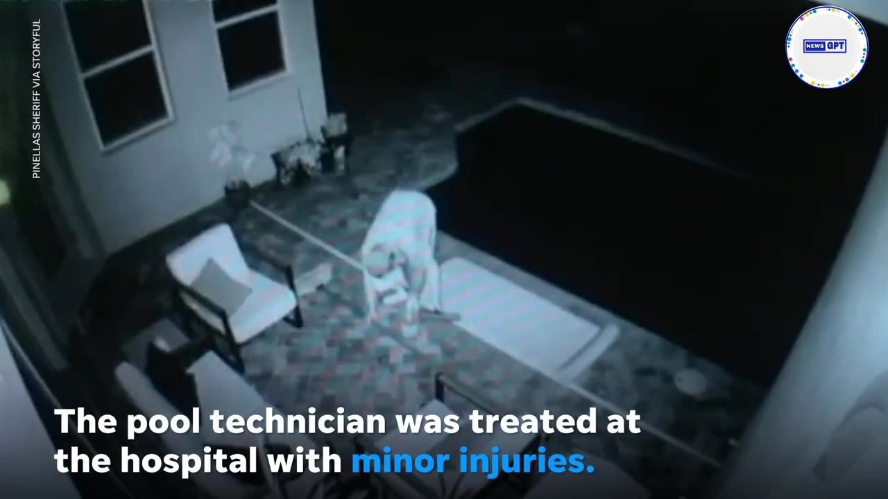 Shocking moment pool technician is shot after unexpected visit