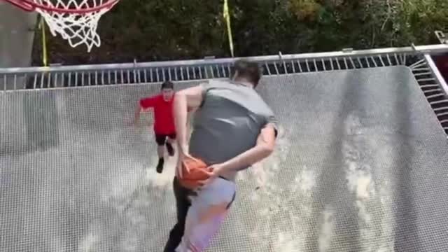 dunk slow motion