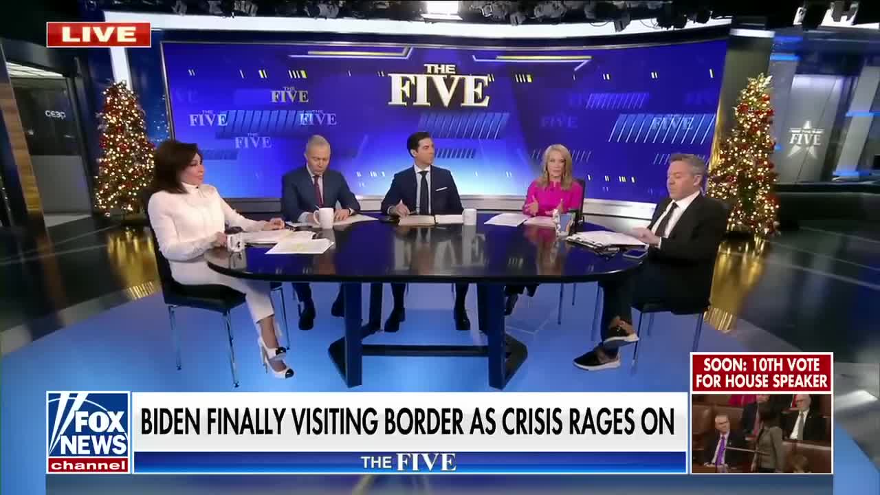 ‘The Five’- Did Democrats force Biden to visit the border-