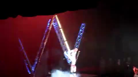 René Dupré Entrance In paris American Wrestling Rampage