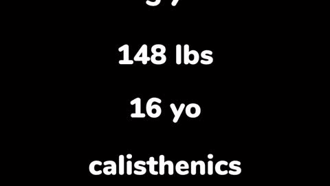 Calisthenics Physique Update